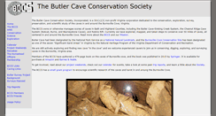 Desktop Screenshot of butlercave.org